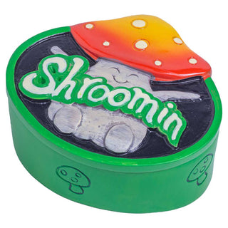 Fujima Mushroom Design 5" Polyresin Stash Box - Assorted