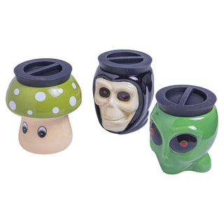 Fujima 2.5" Ceramic Stash Jar - Assorted Designs