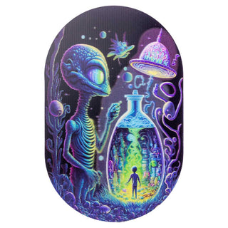 Mini 5" x 3" Rolling Tray with Magnetic Lenticular Lid - Assorted Designs