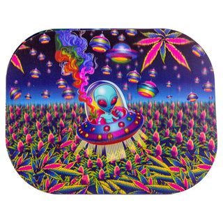 Small Rolling Tray with Magnetic Lenticular Lid - Assorted Designs