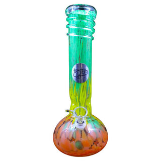 Twisted Sisters Glassworks 13" Vase Soft Glass Water Pipe with Wrap