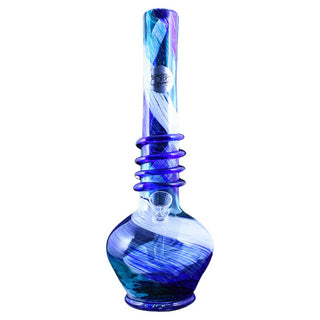 Twisted Sisters Glassworks 17" Vase Soft Glass Water Pipe with Wrap