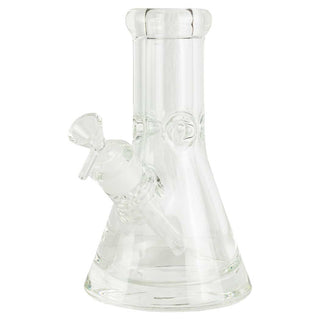 Clear 8" Thick Wall Glass Beaker Water Pipe