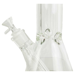 Clear 16" Thick Wall Glass Beaker Water Pipe
