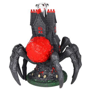 All-Seeing Arachnid Castle Glass & Vinyl Water Pipe