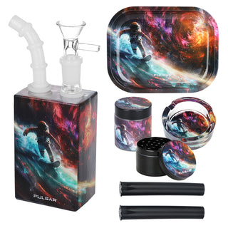 Pulsar Design Series Juicebox Borosilicate Glass Water Pipe Travel Kit