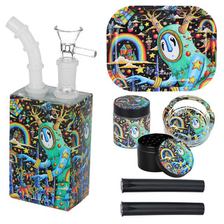 Pulsar Design Series Juicebox Borosilicate Glass Water Pipe Travel Kit