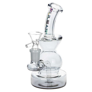 Pulsar Starry Camp Bent Neck 6" Borosilicate Glass Water Pipe V2 Smokers' Hard Case Travel Set 14mm F