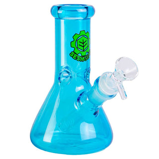 SeshGear Shorty 6" Beaker Color Glass Water Pipe