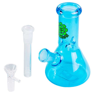 SeshGear Shorty 6" Beaker Color Glass Water Pipe