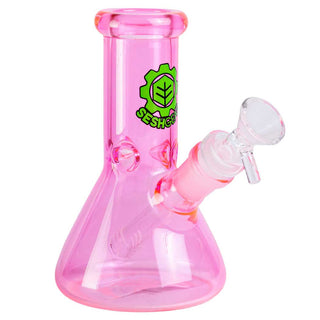 SeshGear Shorty 6" Beaker Color Glass Water Pipe