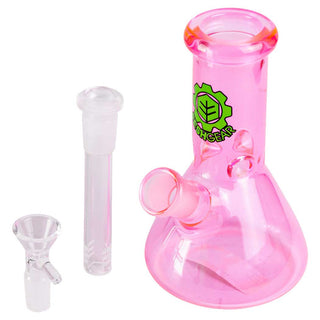 SeshGear Shorty 6" Beaker Color Glass Water Pipe