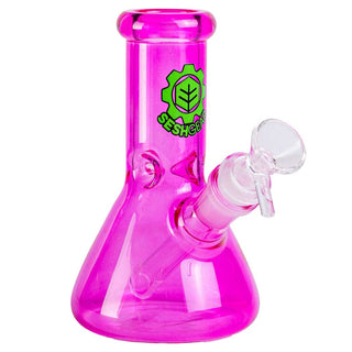 SeshGear Shorty 6" Beaker Color Glass Water Pipe
