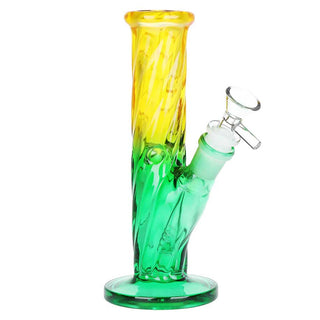 SeshGear Twist Ombre 7.75" Straight Glass Water Pipe