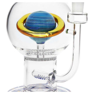 Pulsar Rings of Saturn 12.75" Borosilicate Glass Water Pipe 14mm F