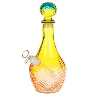 SeshGear Vintage Decanter Style High Stripe Ombre 11" Glass Water Pipe - Assorted
