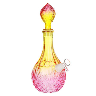 SeshGear Vintage Water Drop Decanter 12.25" Ombre Glass Water Pipe - Assorted