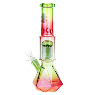SeshGear Prism Ombre Water Pipe 10.25" Borosilicate Glass - Assorted