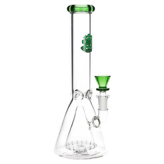 SeshGear 10" Beaker Borosilicate Glass Water Pipe 14mm F