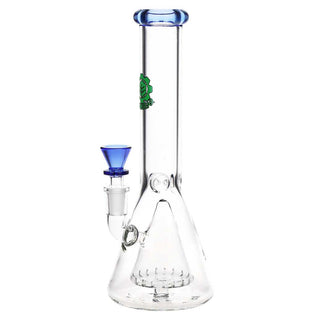 SeshGear 10" Beaker Borosilicate Glass Water Pipe 14mm F