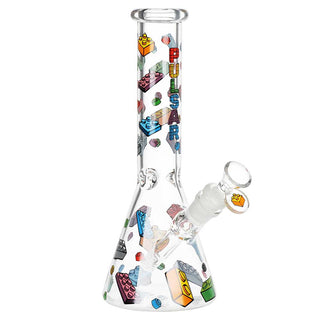 Pulsar Building Blocks 10" Beaker Glass Water Pipe 14mm F