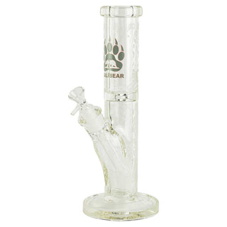 Calibear 12" Straight Space Etched Glass Water Pipe