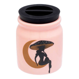 Fujima Cute'n'Punny 3oz. Ceramic Stash Jar