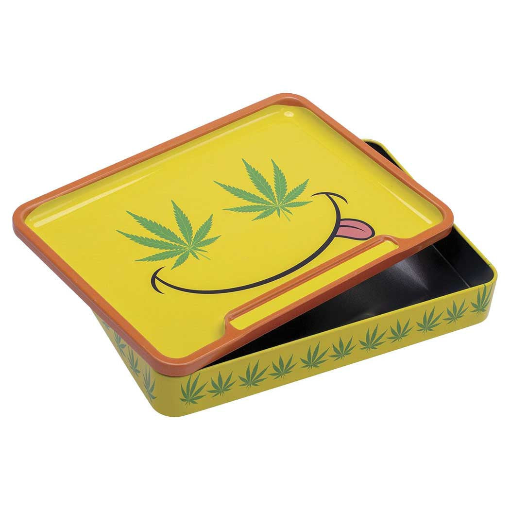 Fujima Leaf 8 x 5.75 Rolling Tray Stash Box – Excitement Smokin PA