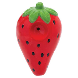 Wacky Bowlz Strawberry Ceramic Hand Pipe