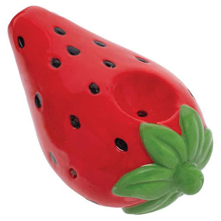 Wacky Bowlz Strawberry Ceramic Hand Pipe