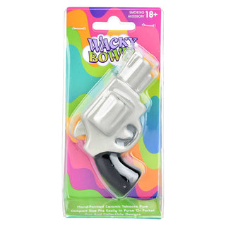 Wacky Bowlz Handgun 4.5" Ceramic Hand Pipe