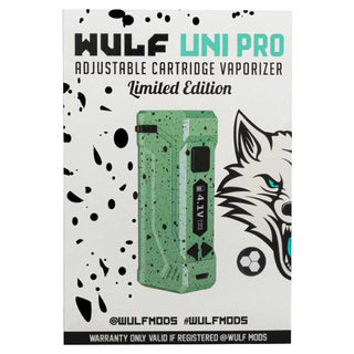 Yocan Uni Pro X Wulf Mods Box Mod Teal W Black Splatter