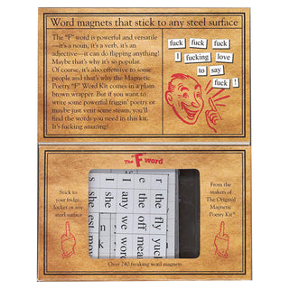 Magnetic Poetry Kit The "F" Word