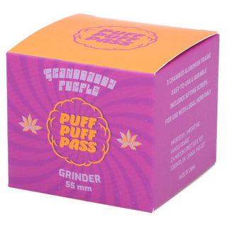 Puff Puff Pass 55Mm 3 Stage Grinder Granddaddy Purple