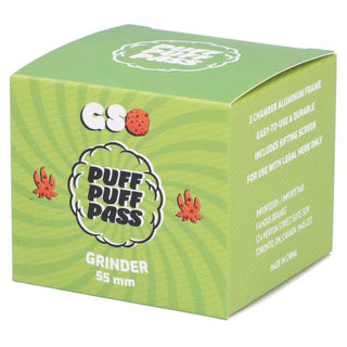 Puff Puff Pass 55Mm 3 Stage Grinder Gsc