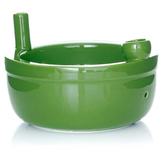 Roast And Toast Ceramic Cereal Bowl Pipe 6 Green