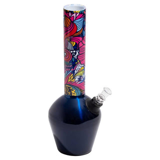 Chill Steel Pipes Mix & Match Gloss Blue Base Floral Coloring Book Neckpiece Water Pipe