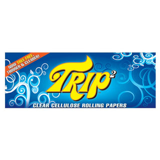 Trip 2 Clear Cellulose Rolling Papers King Size