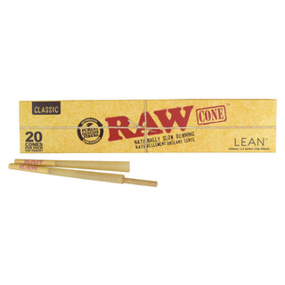Raw Classic Lean Pre Rolled Cones 20 Pack