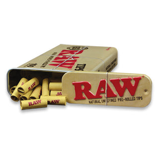 RAW Pre-Rolled Tips Tin