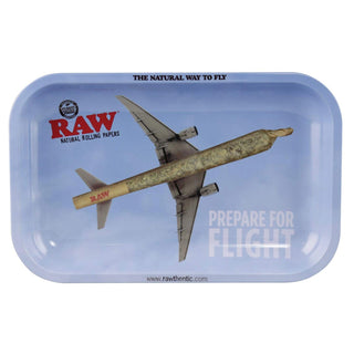 Raw Prepare For Flight Metal Rolling Tray
