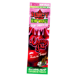 Juicy Terp Enhanced Hemp Wraps Cherry Pie