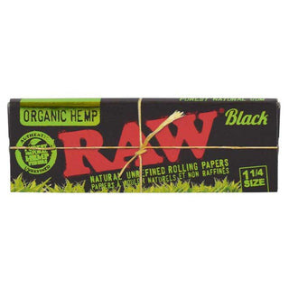 Raw Black Organic Rolling Papers 1 14