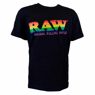 RAW Rainbow Logo T-Shirt with Stash Pocket