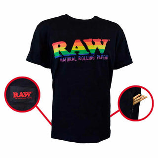 RAW Rainbow Logo T-Shirt with Stash Pocket