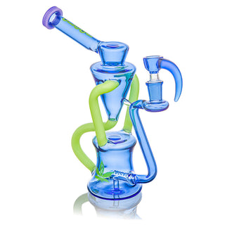 aLeaf Apollo Tornado 9" Recycler Water Pipe with Horn Slide