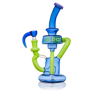 aLeaf Zeus 9" Recycler Water Pipe with Horn Slide
