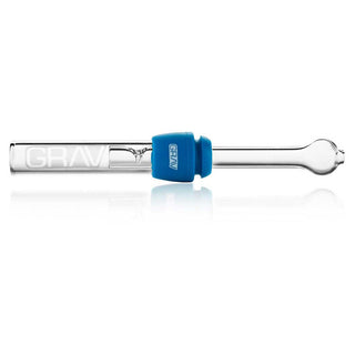 Grav Glass Blunt With Silicone Grommet Assorted Colors Blue