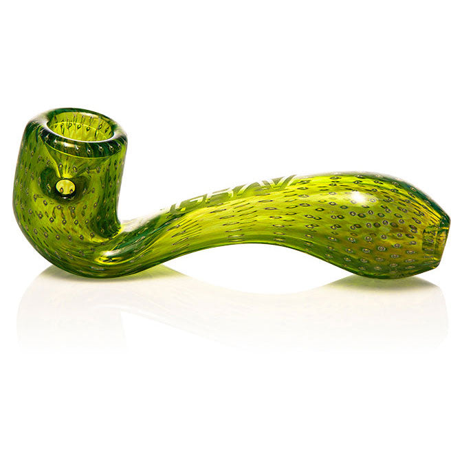 Fritted Glass Wizard - 6 Bubble Trap Fritted Sherlock Bubbler -SmokeDay
