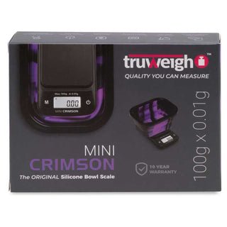 Truweigh Mini Crimson Digital Scale Purpleblack